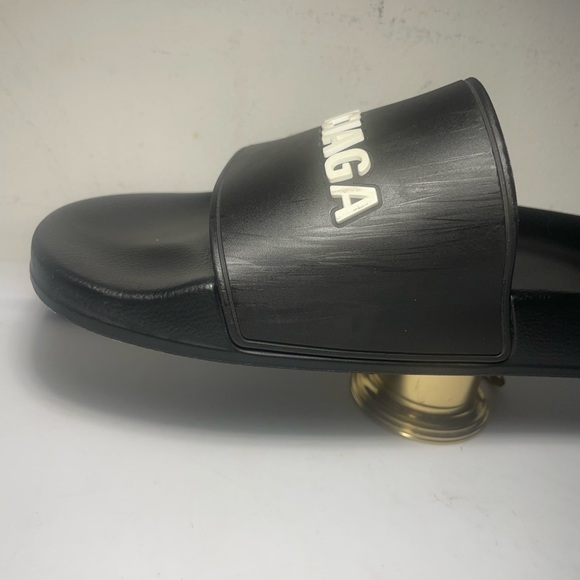 BALENCIAGA shoes / BALENCIAGA Pool side sandals sz 10 made in italy - Picture 3 of 12